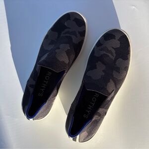Rothy’s The Sneaker Slip-On Camo Print Shoes | Women’s 8